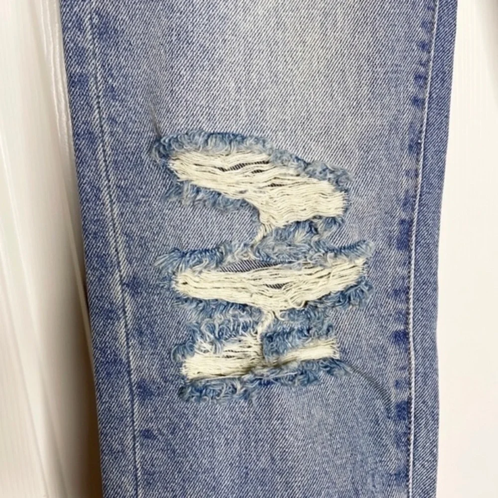 NWT ALLSAINTS Muse Ankle Slim Distressed Boho Jeans 24
